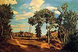 Frederic Bazille The Banks of the Lez painting